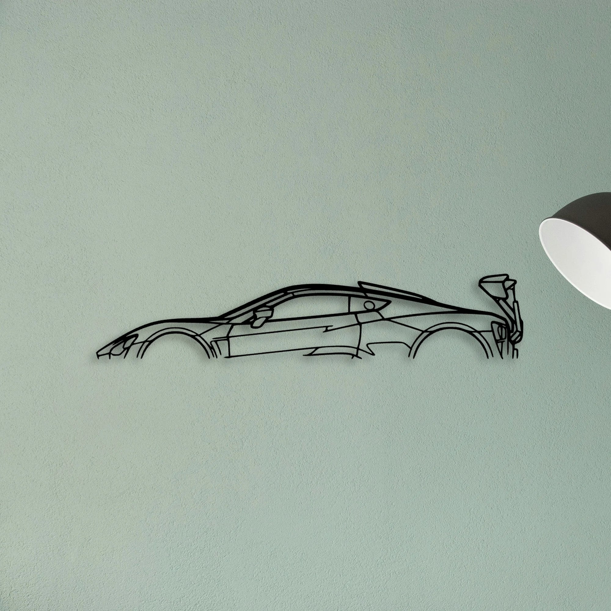 Zenvo TSR 2020 Classic Silhouette Metal Wall Art - Tinvibe