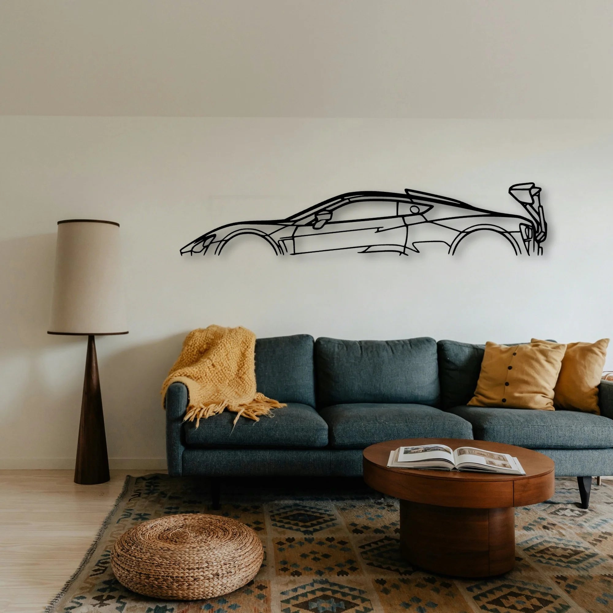 Zenvo TSR 2020 Classic Silhouette Metal Wall Art - Tinvibe