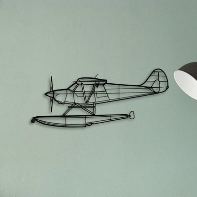 A 1B 1999 Classic Aircraft Silhouette Metal Wall Art - Tinvibe