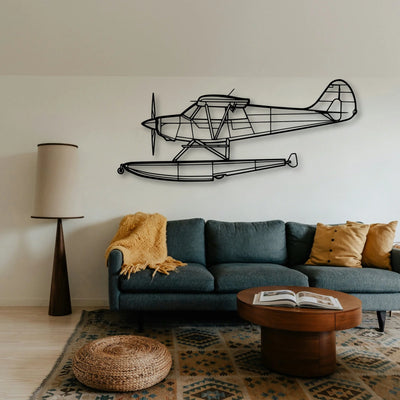 A 1B 1999 Classic Aircraft Silhouette Metal Wall Art - Tinvibe