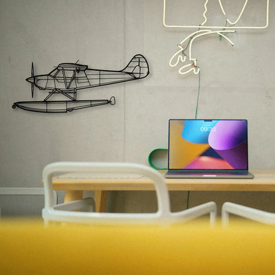 A 1B 1999 Classic Aircraft Silhouette Metal Wall Art - Tinvibe