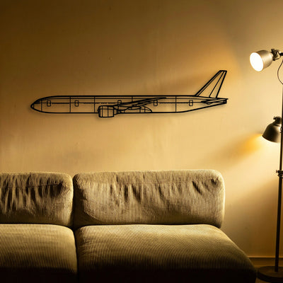 A 6 Intruder 2 Classic Aircraft Silhouette Metal Wall Art - Tinvibe