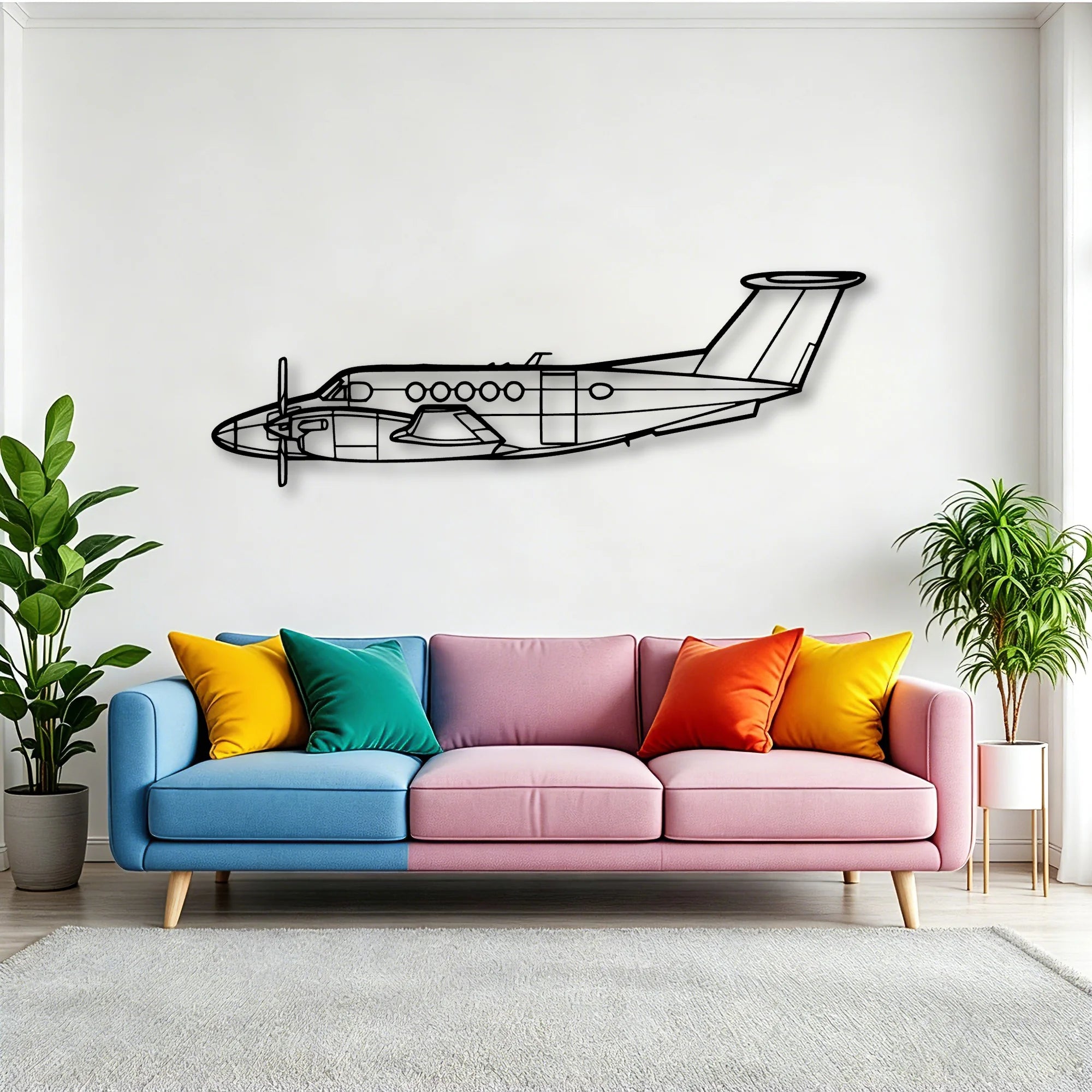 A 6 Intruder 3 Classic Aircraft Silhouette Metal Wall Art - Tinvibe