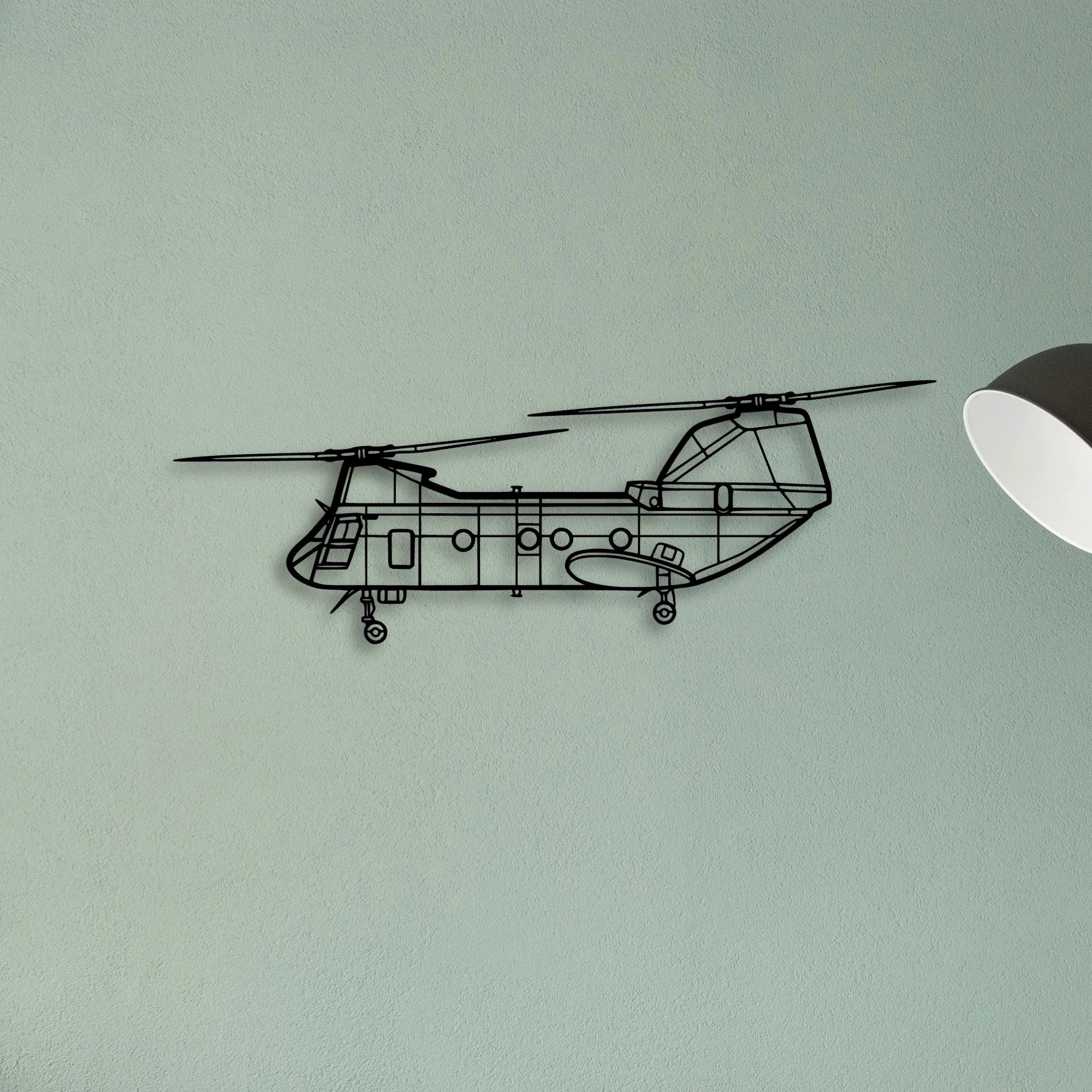 A Star Ba 2 Classic Aircraft Silhouette Metal Wall Art - Tinvibe