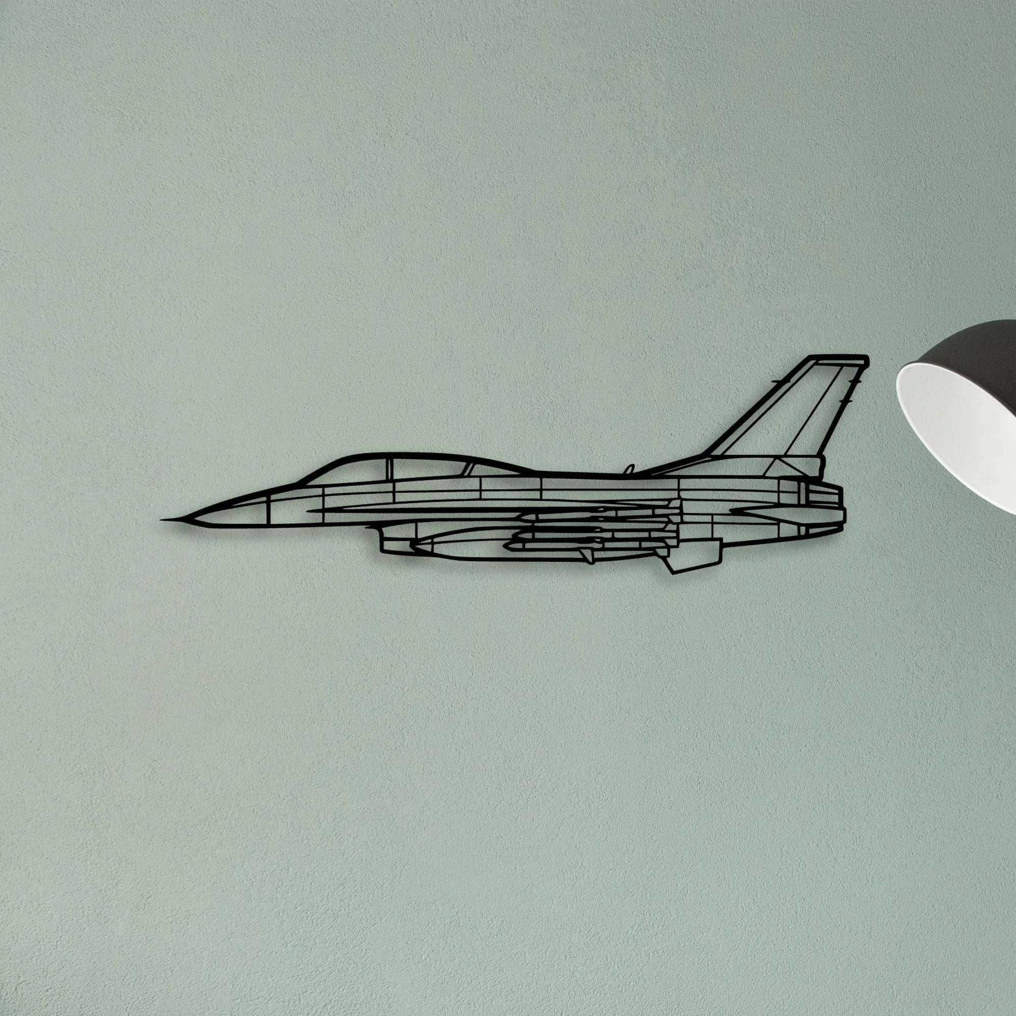 A185F Float Classic Aircraft Silhouette Metal Wall Art - Tinvibe