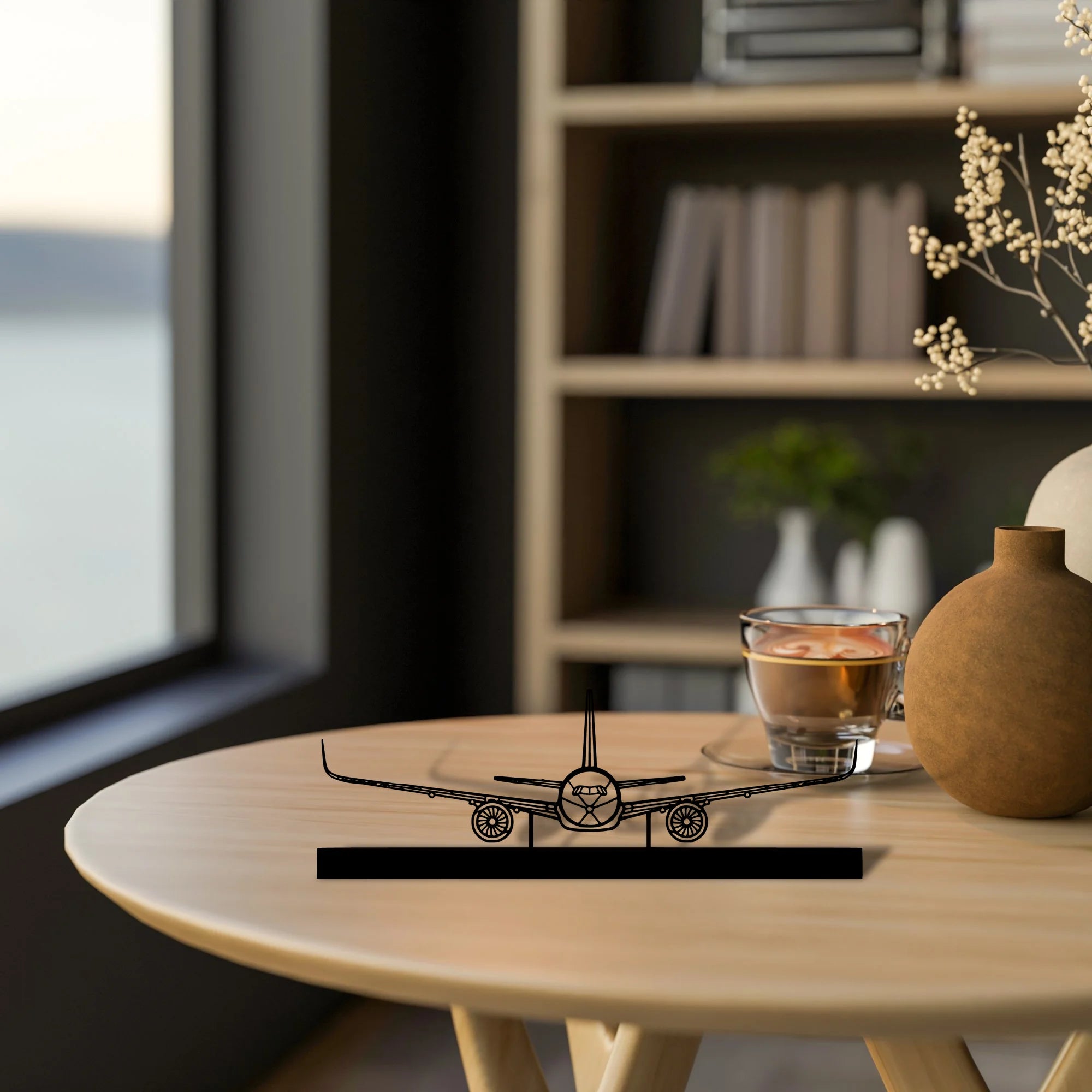 a350 Silhouette Metal Art Stand - Tinvibe