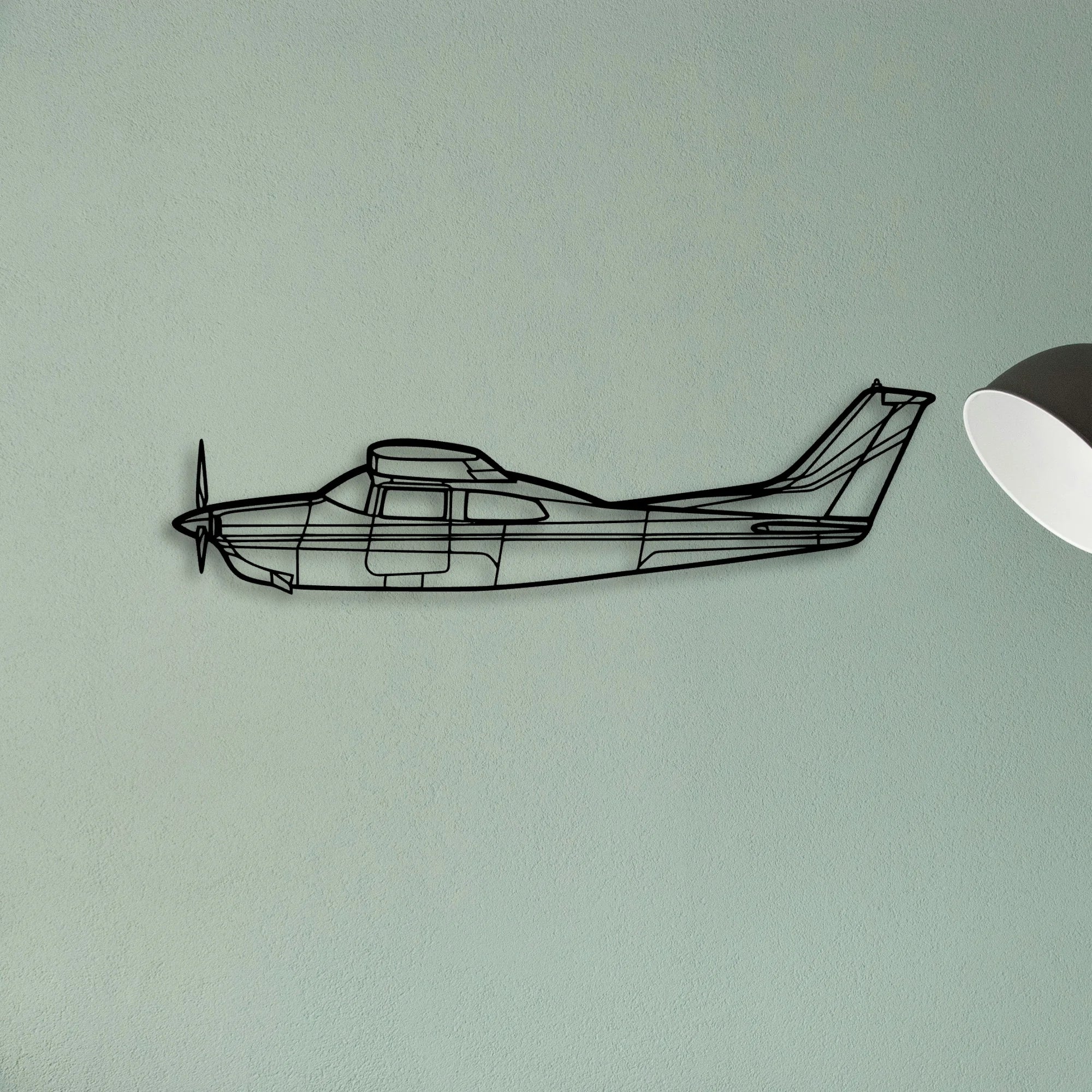 AC 130J Ghostrider 3 Classic Aircraft Silhouette Metal Wall Art - Tinvibe