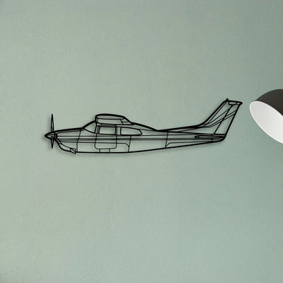 AC 130J Ghostrider 3 Classic Aircraft Silhouette Metal Wall Art - Tinvibe