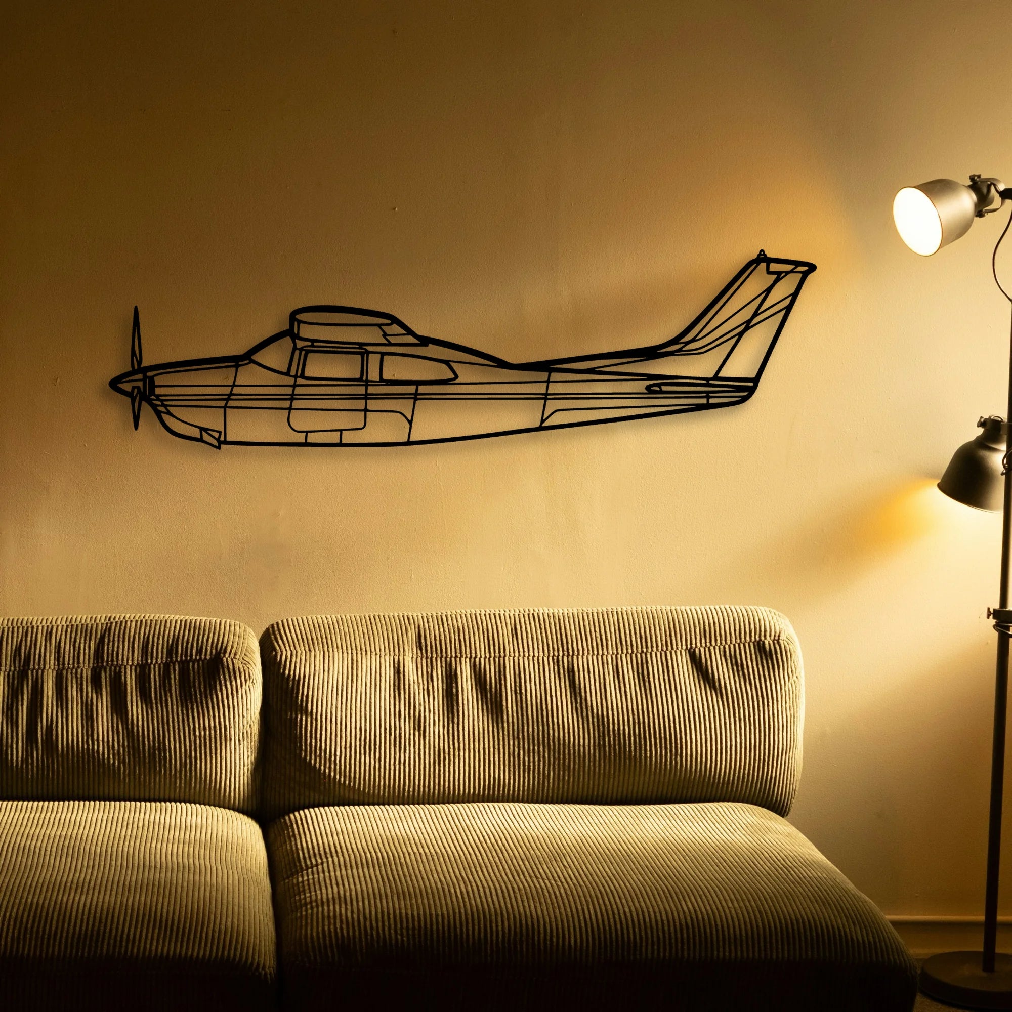 AC 130J Ghostrider 3 Classic Aircraft Silhouette Metal Wall Art - Tinvibe