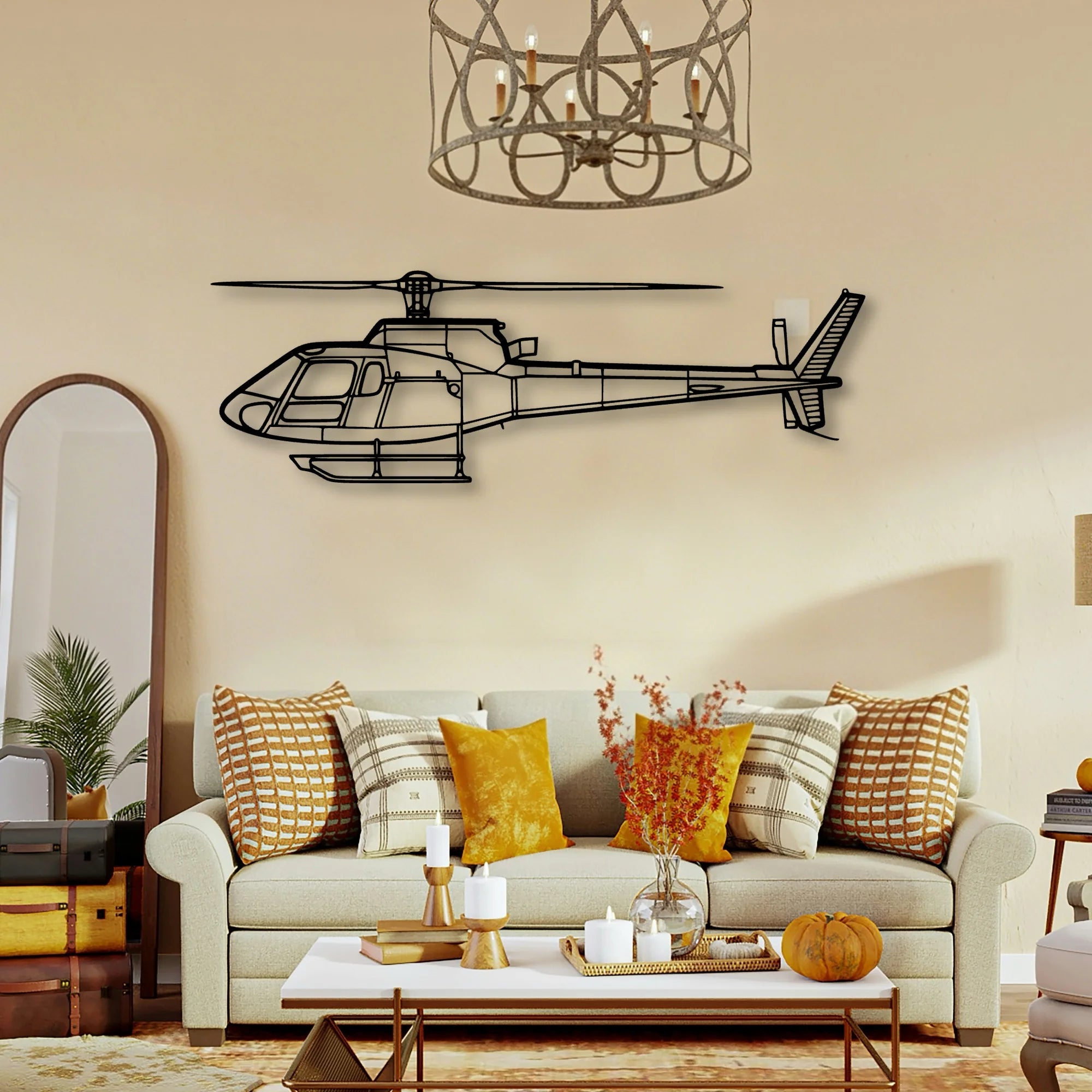 AC 130J Ghostrider 4 Classic Aircraft Silhouette Metal Wall Art - Tinvibe