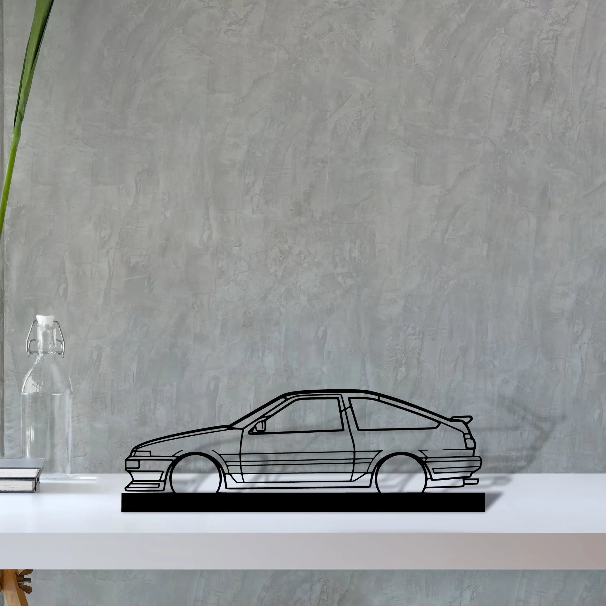 ae86 Silhouette Metal Art Stand - Tinvibe