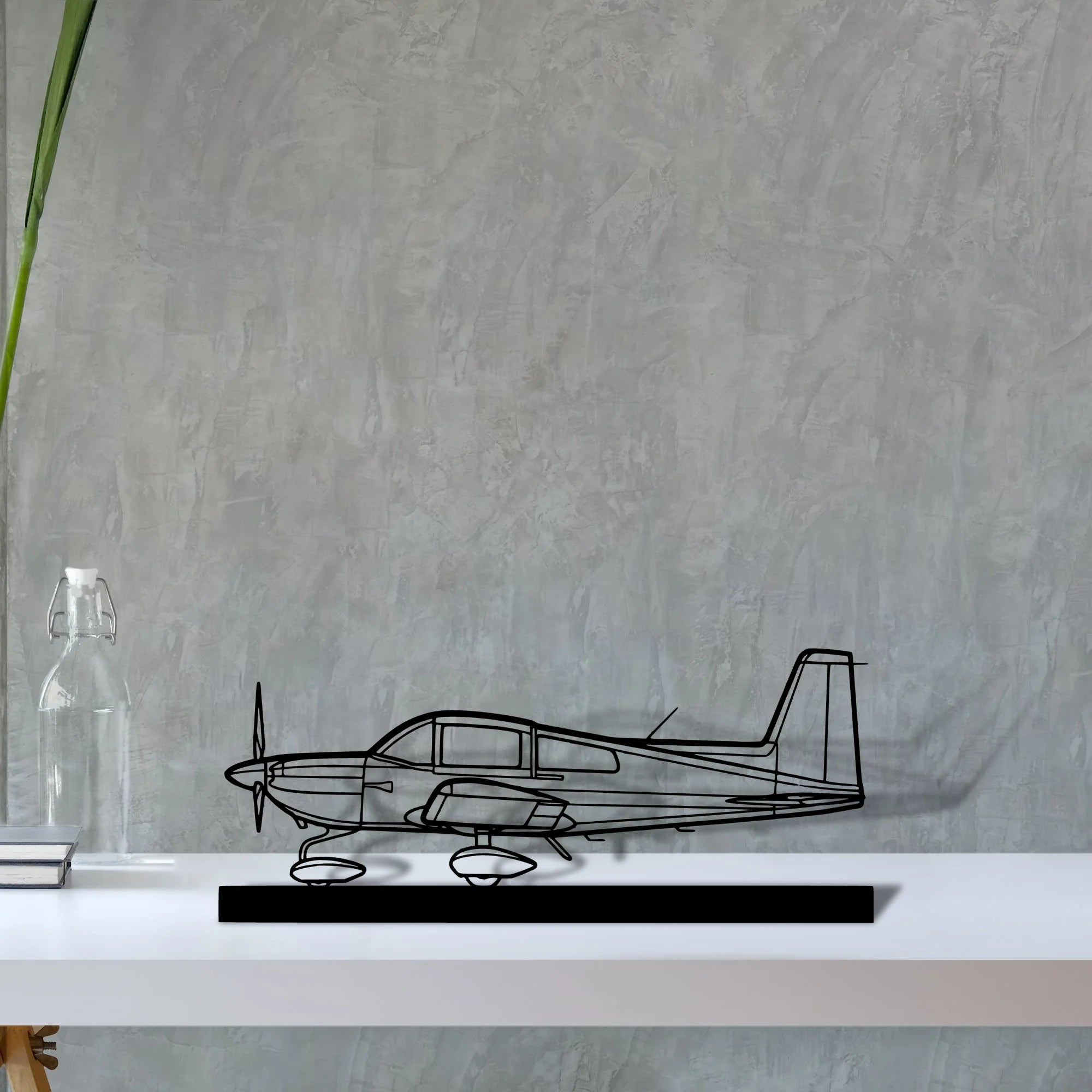 ag-5b-tiger Silhouette Metal Art Stand - Tinvibe