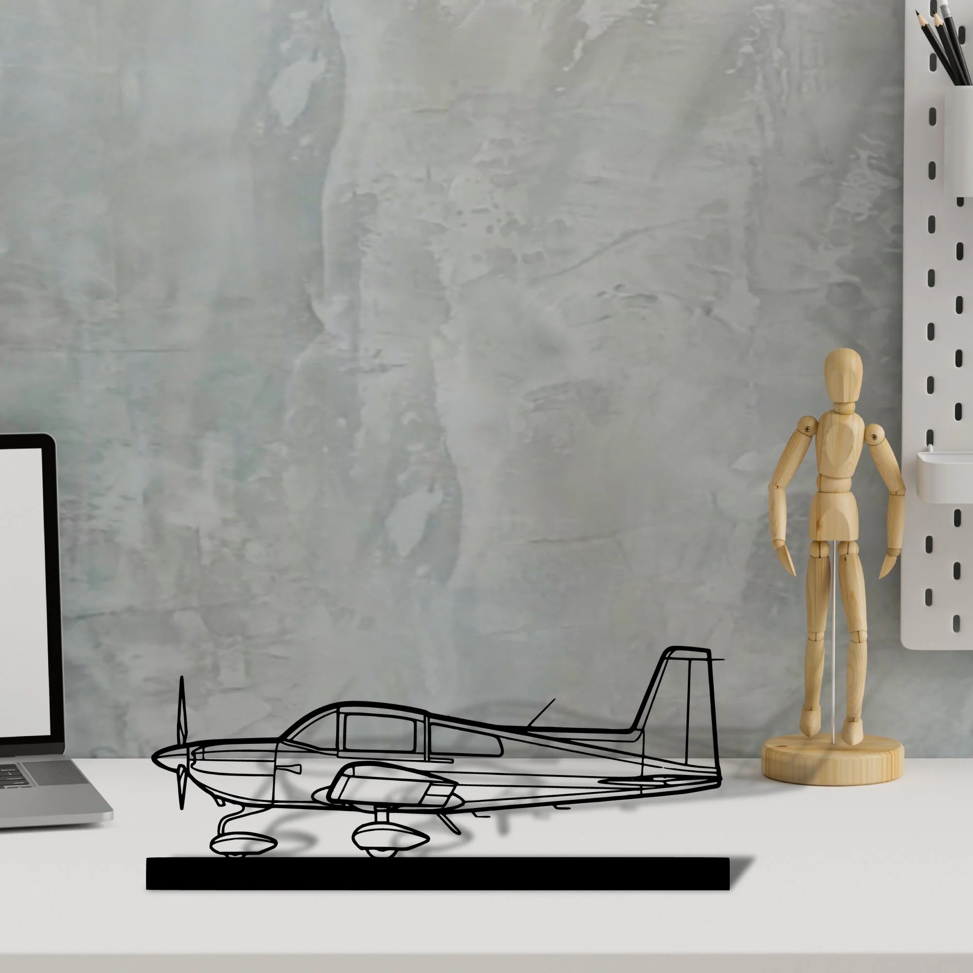ag-5b-tiger Silhouette Metal Art Stand - Tinvibe