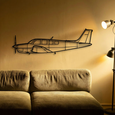 Ah 64D Apache 3 Classic Aircraft Silhouette Metal Wall Art - Tinvibe