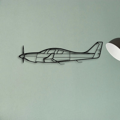 Alpha Jet Classic Aircraft Silhouette Metal Wall Art - Tinvibe