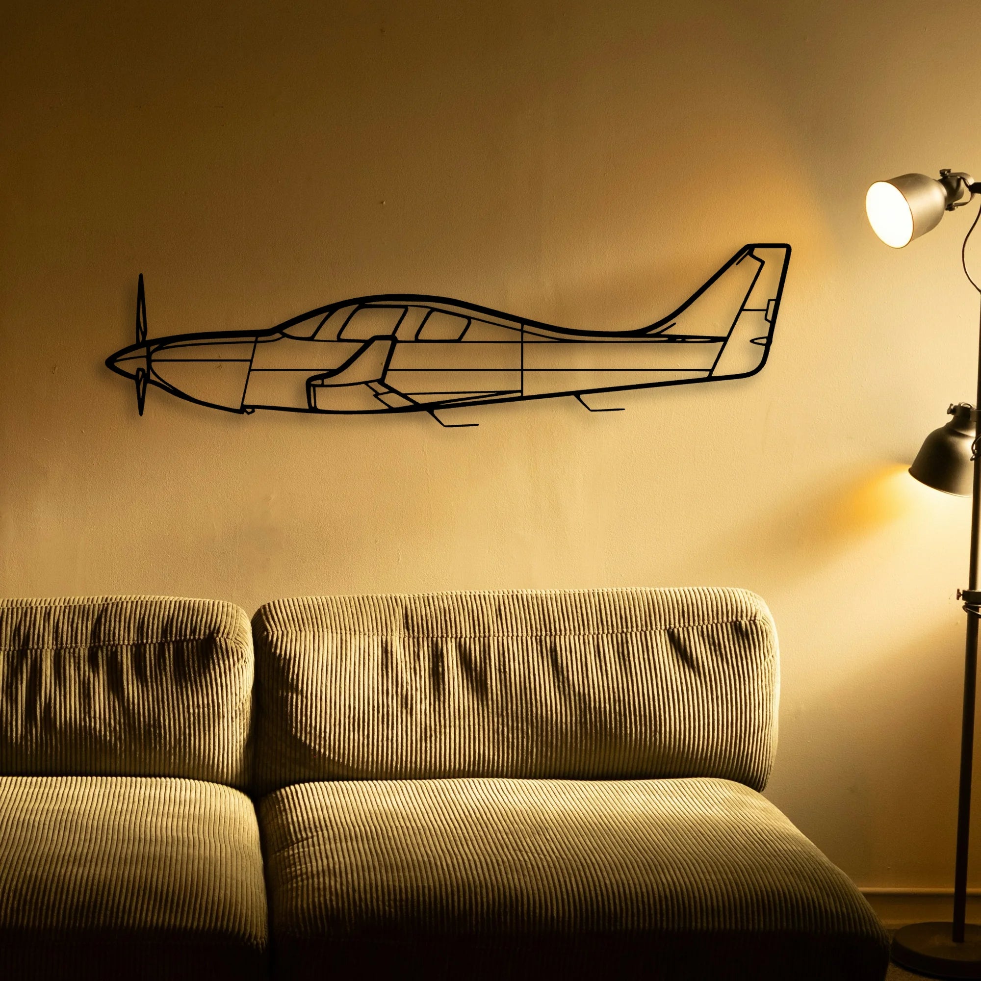 Alpha Jet Classic Aircraft Silhouette Metal Wall Art - Tinvibe