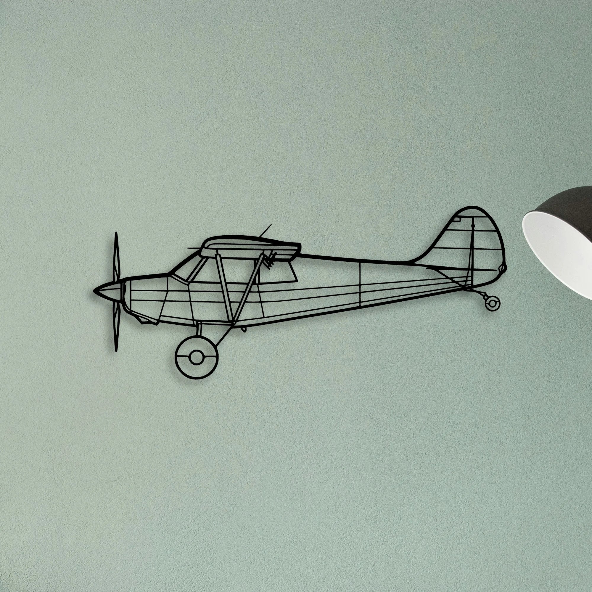As 350 B3 Classic Aircraft Silhouette Metal Wall Art - Tinvibe