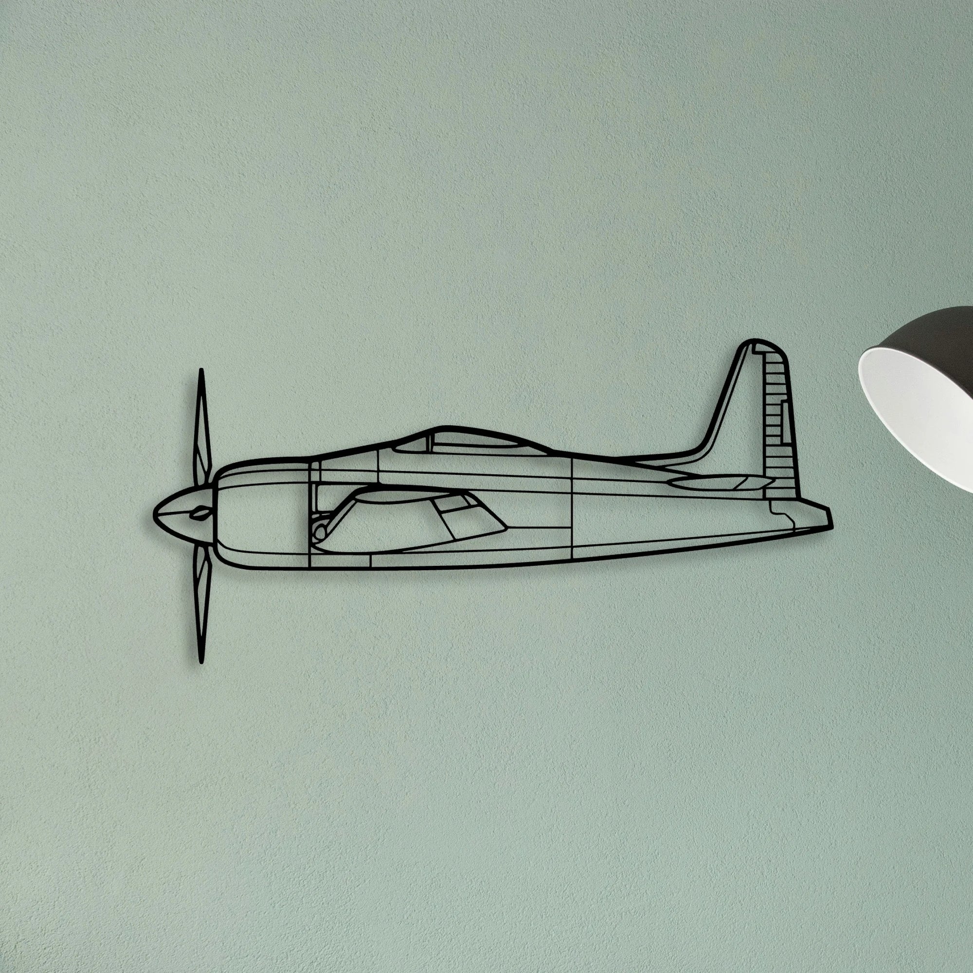 As Sa 202 Bravo Classic Aircraft Silhouette Metal Wall Art - Tinvibe