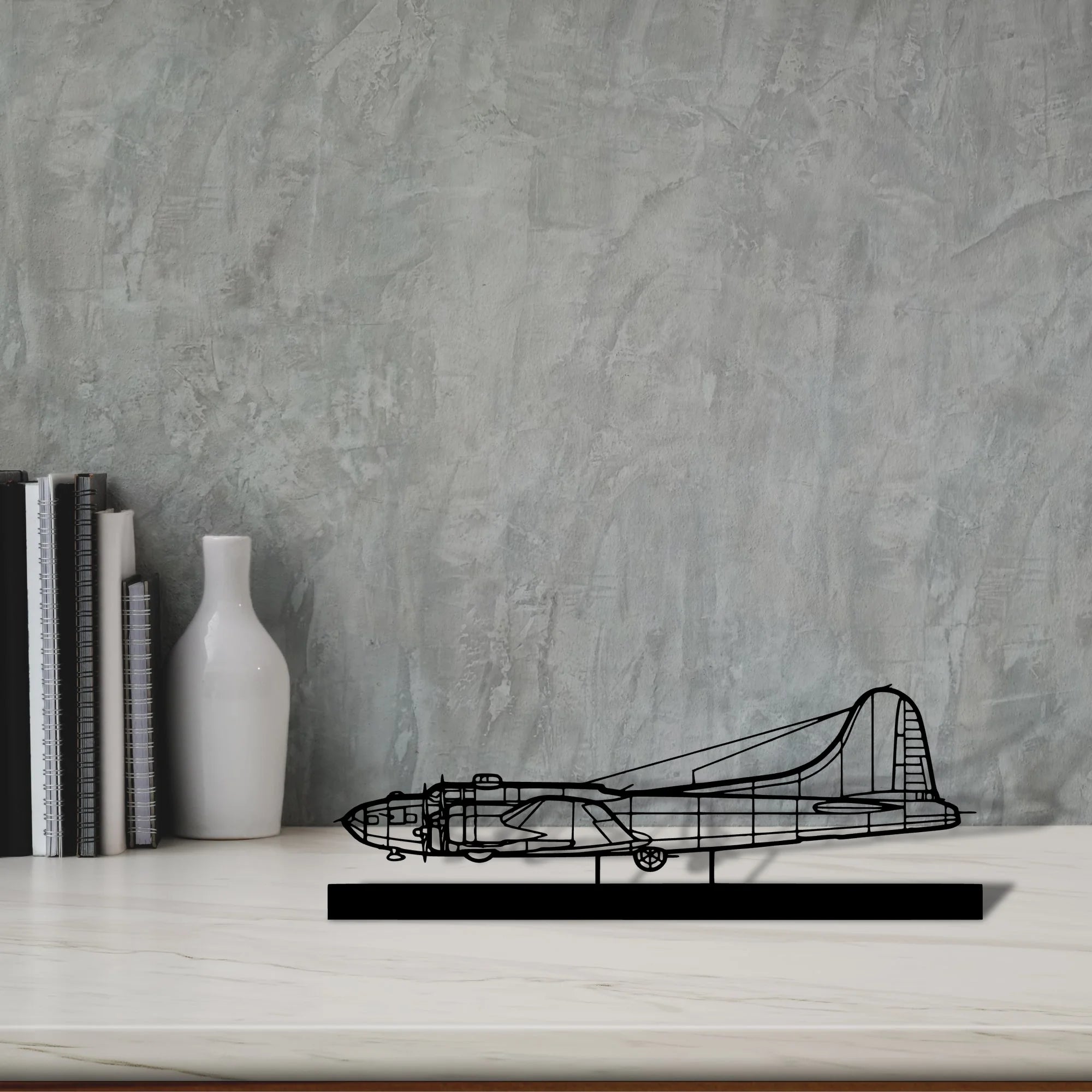 b-17 Silhouette Metal Art Stand - Tinvibe