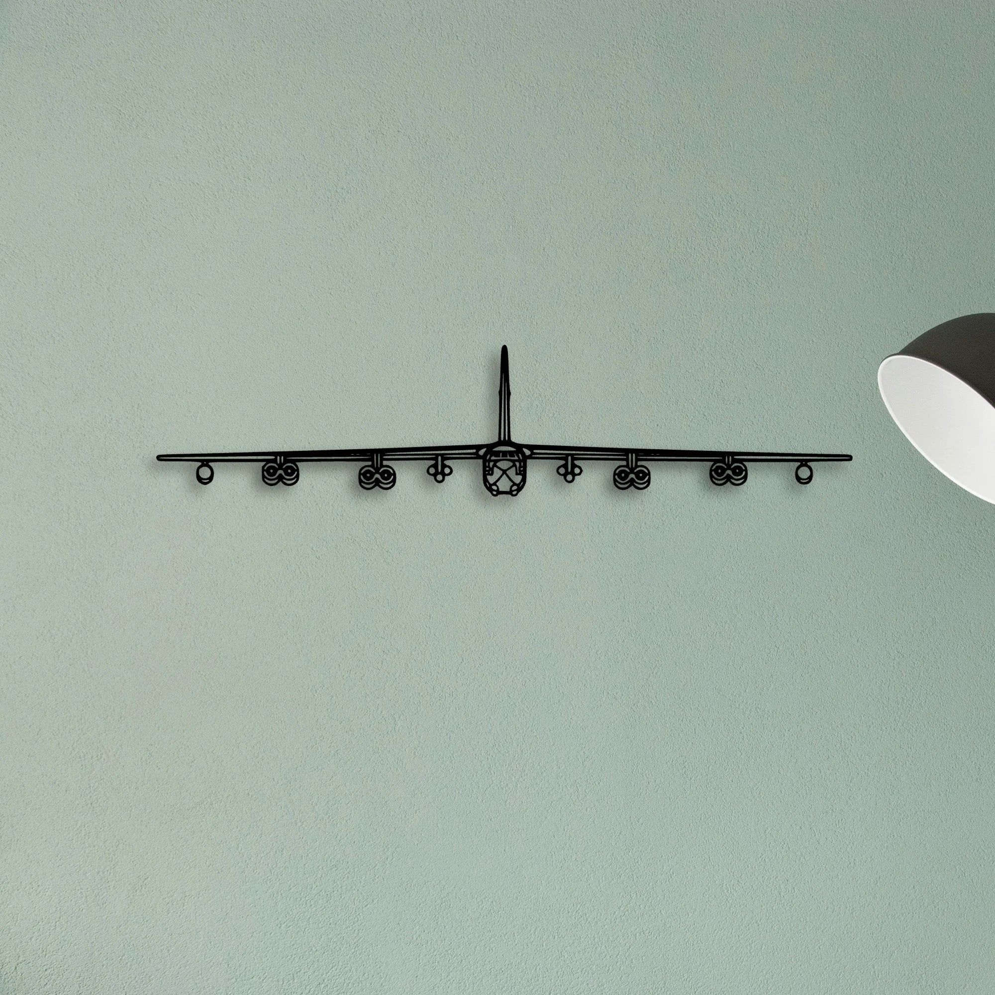 B 52H Stratofortress 2 Classic Aircraft Silhouette Metal Wall Art - Tinvibe