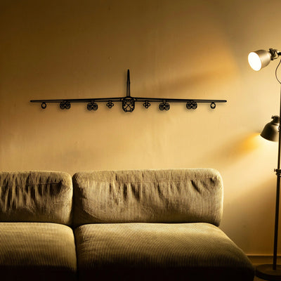 B 52H Stratofortress 2 Classic Aircraft Silhouette Metal Wall Art - Tinvibe