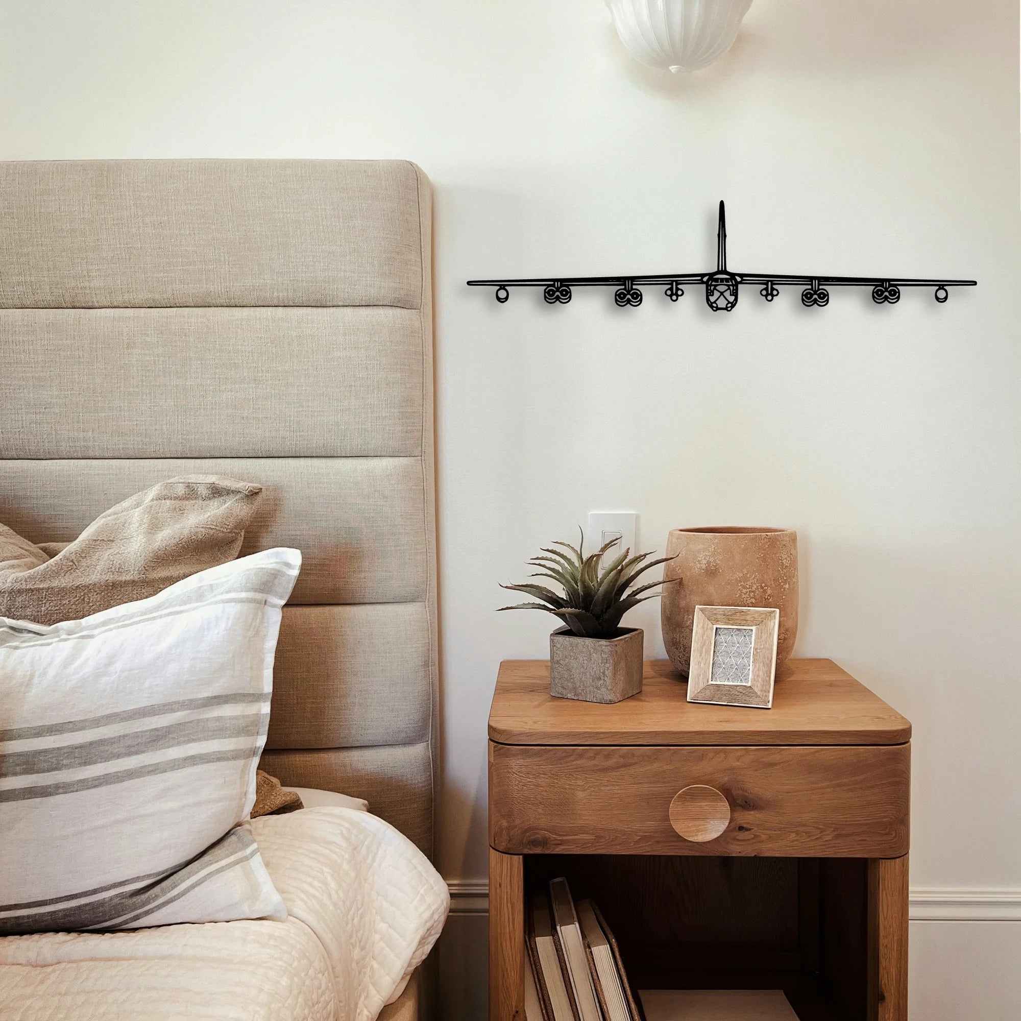 B 52H Stratofortress 2 Classic Aircraft Silhouette Metal Wall Art - Tinvibe