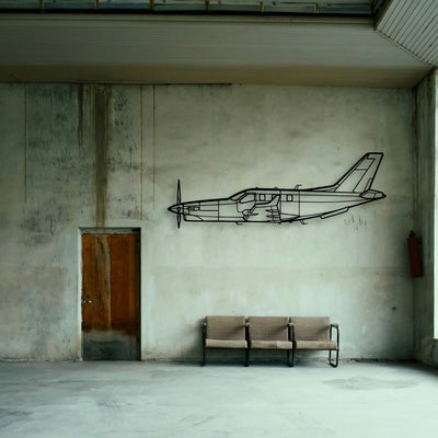 B 70 2 Classic Aircraft Silhouette Metal Wall Art - Tinvibe