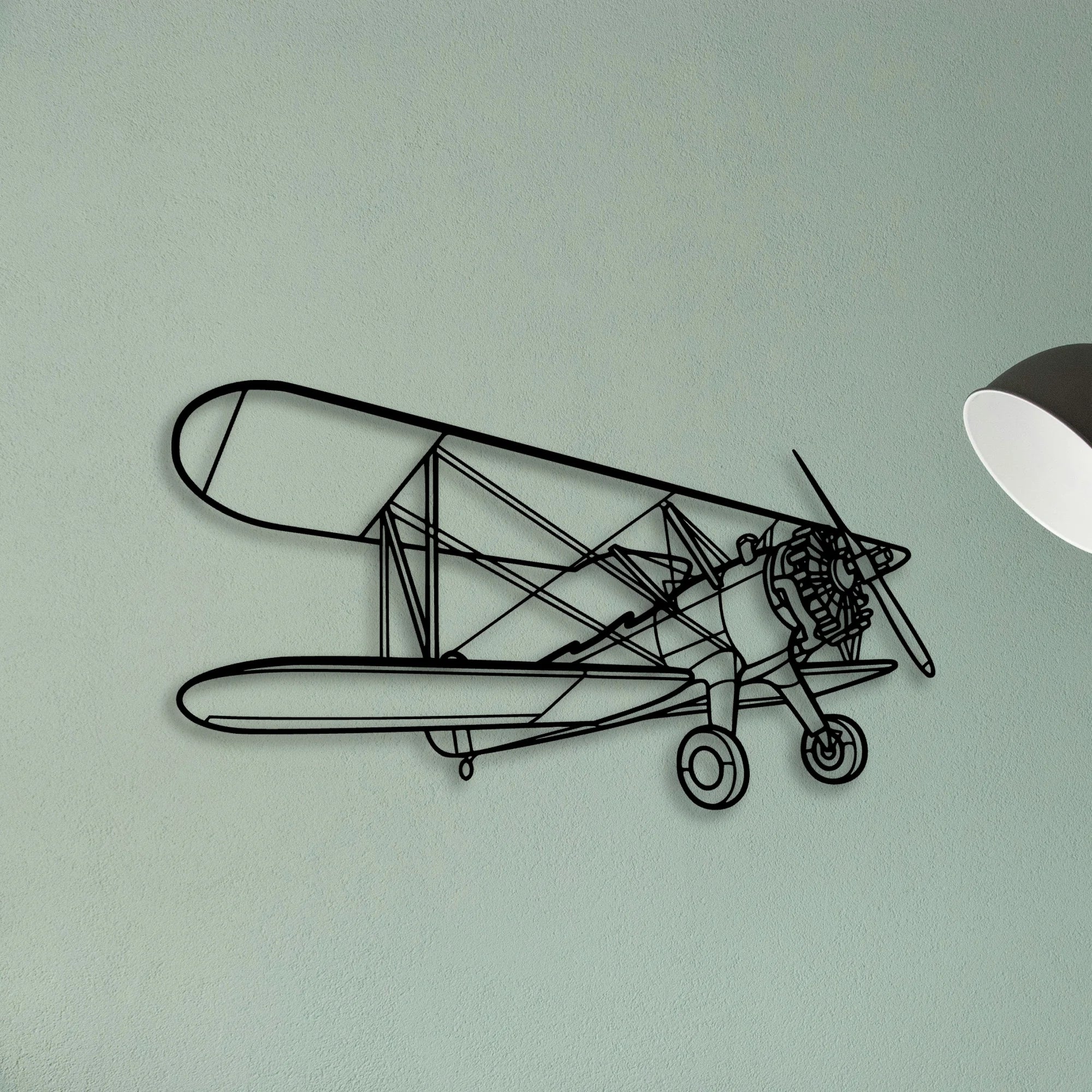 B25J 2 Classic Aircraft Silhouette Metal Wall Art - Tinvibe