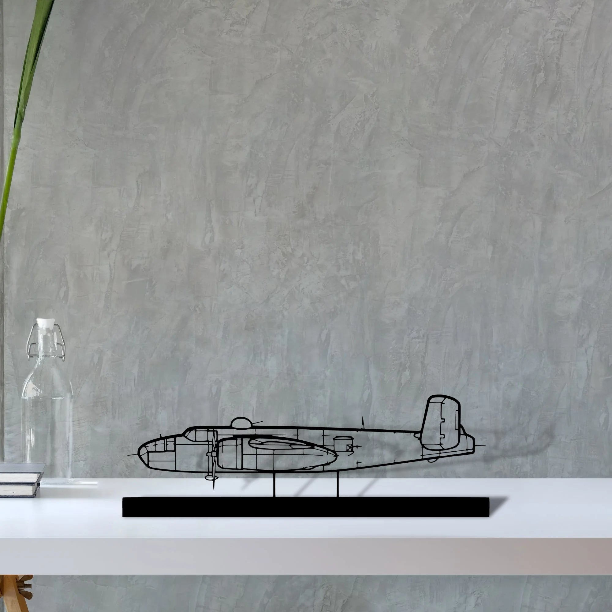 b25j-3 Silhouette Metal Art Stand - Tinvibe