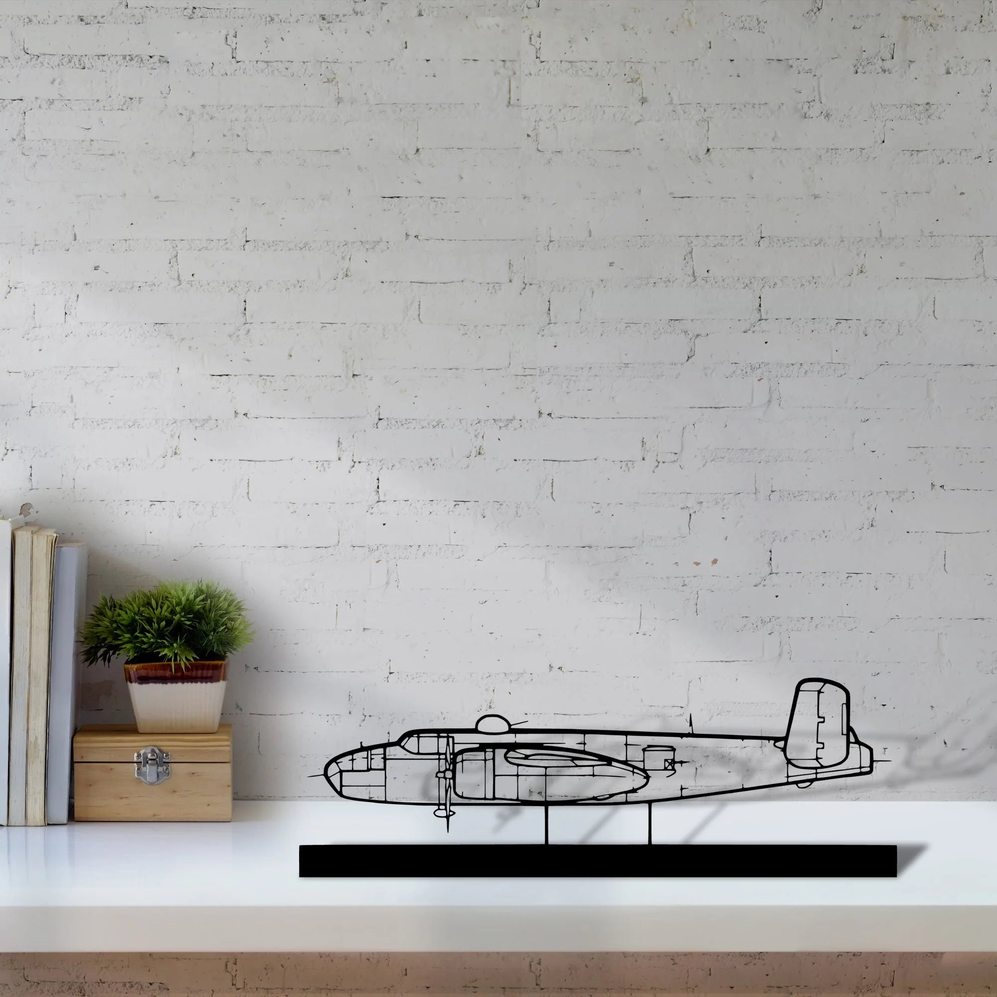b25j-3 Silhouette Metal Art Stand - Tinvibe