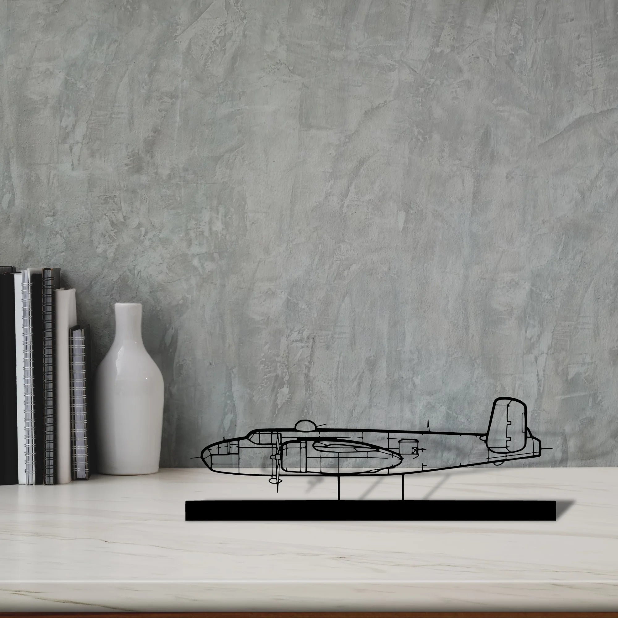 b25j-3 Silhouette Metal Art Stand - Tinvibe