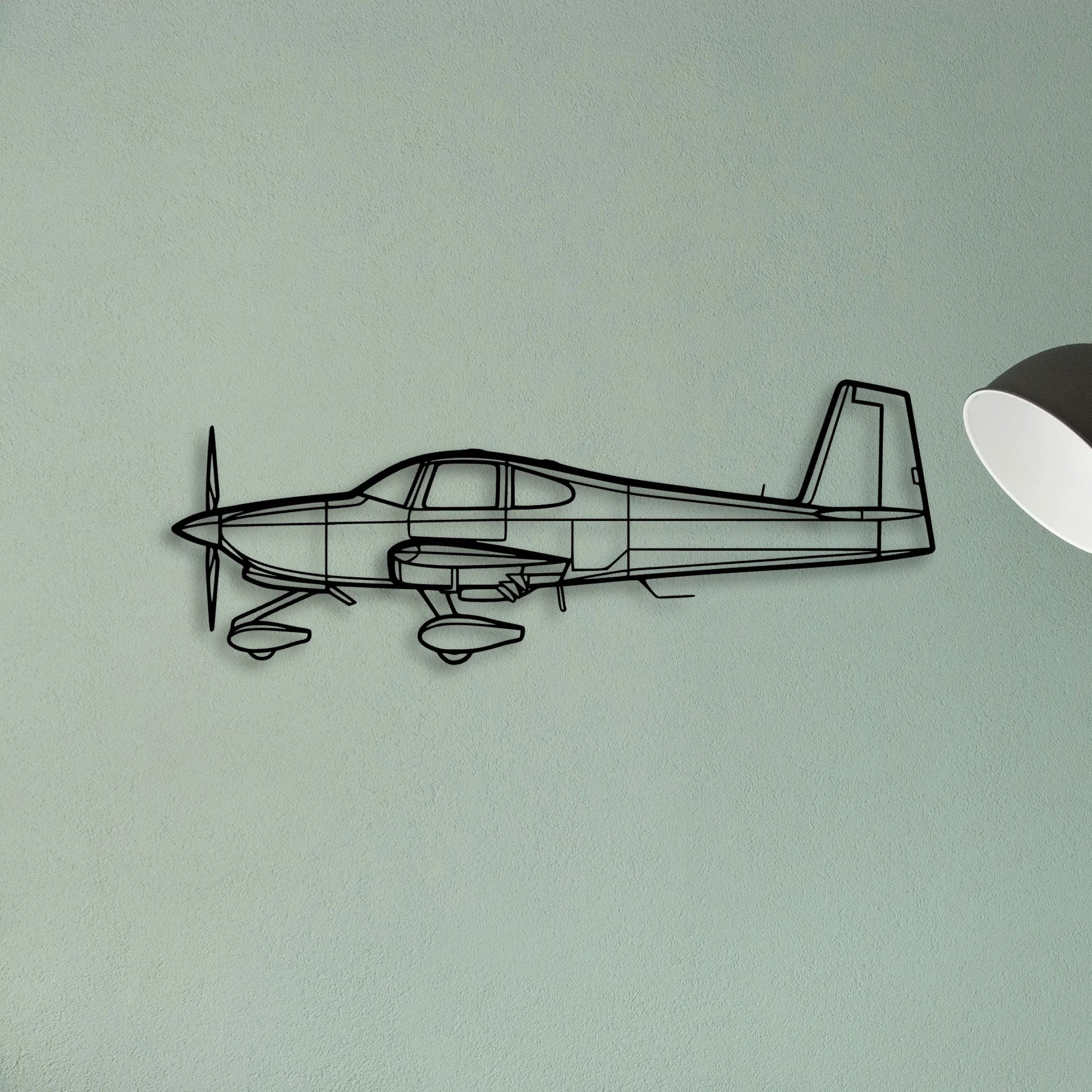 B60 Duke Classic Aircraft Silhouette Metal Wall Art - Tinvibe