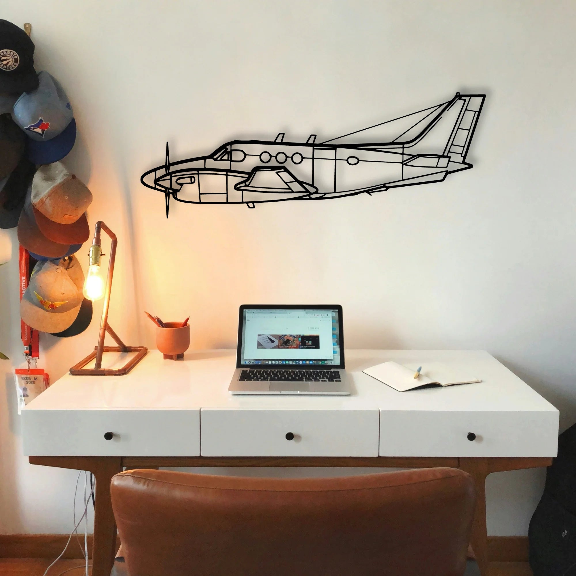 Bac Concorde Classic Aircraft Silhouette Metal Wall Art - Tinvibe