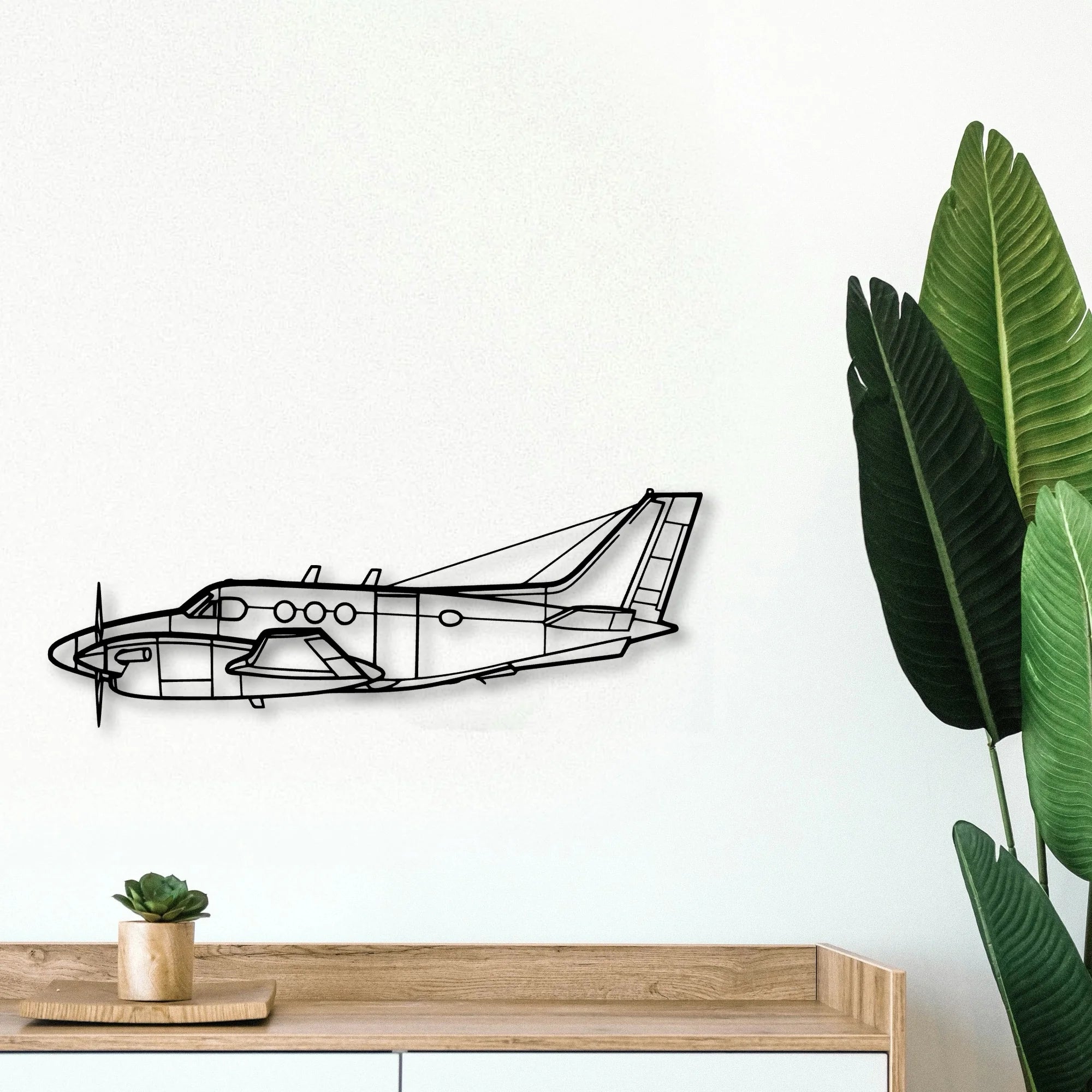 Bac Concorde Classic Aircraft Silhouette Metal Wall Art - Tinvibe