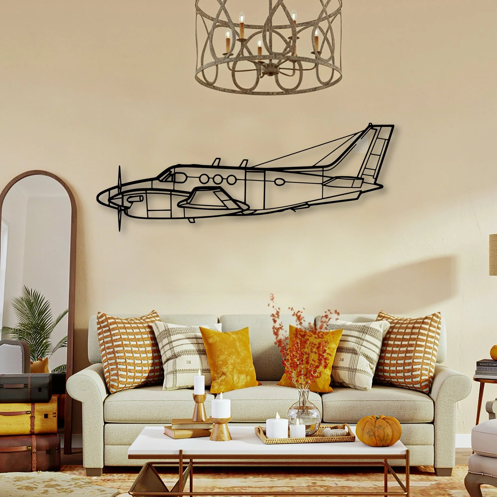 Bac Concorde Classic Aircraft Silhouette Metal Wall Art - Tinvibe