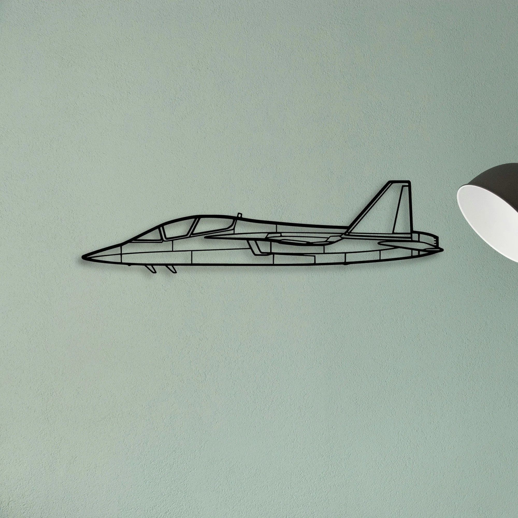 Baron G58 Classic Aircraft Silhouette Metal Wall Art - Tinvibe