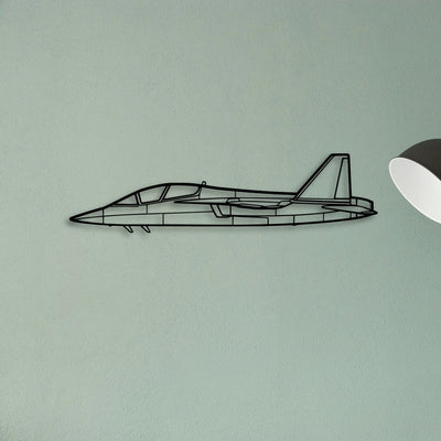 Baron G58 Classic Aircraft Silhouette Metal Wall Art - Tinvibe