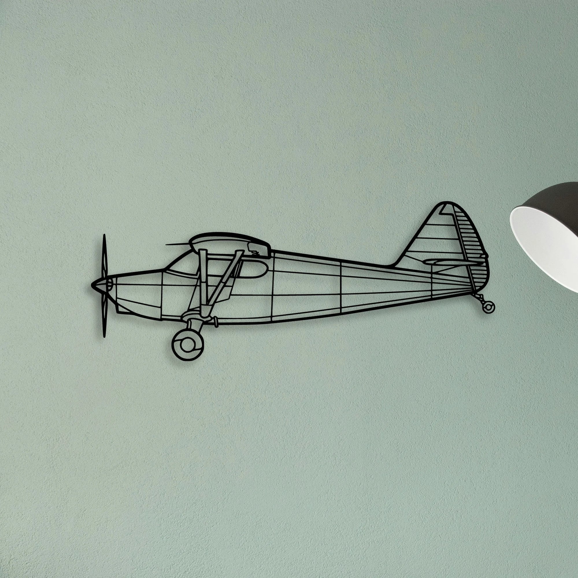 Bell 212 Sentry 2 Classic Aircraft Silhouette Metal Wall Art - Tinvibe