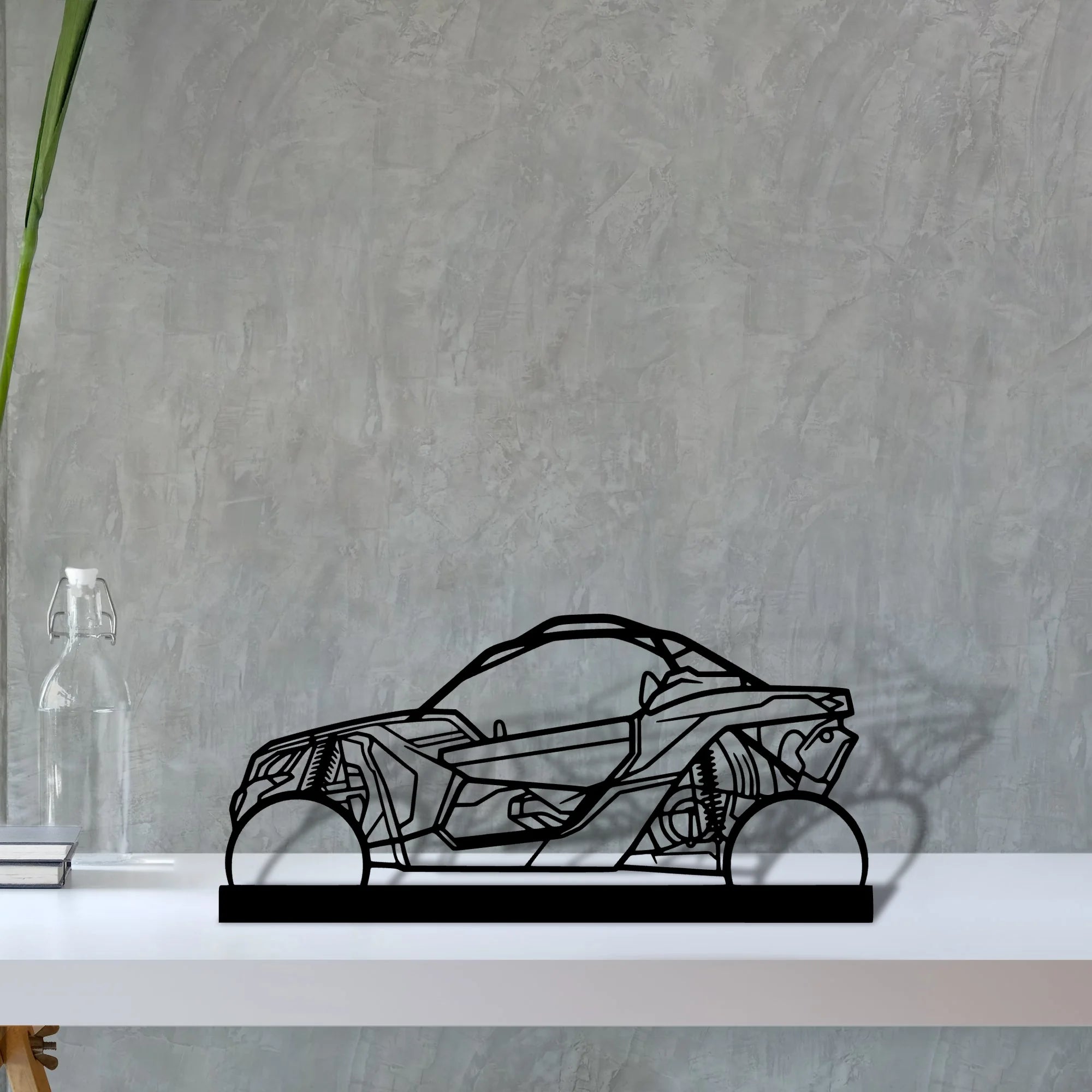 buggy-x3 Silhouette Metal Art Stand - Tinvibe