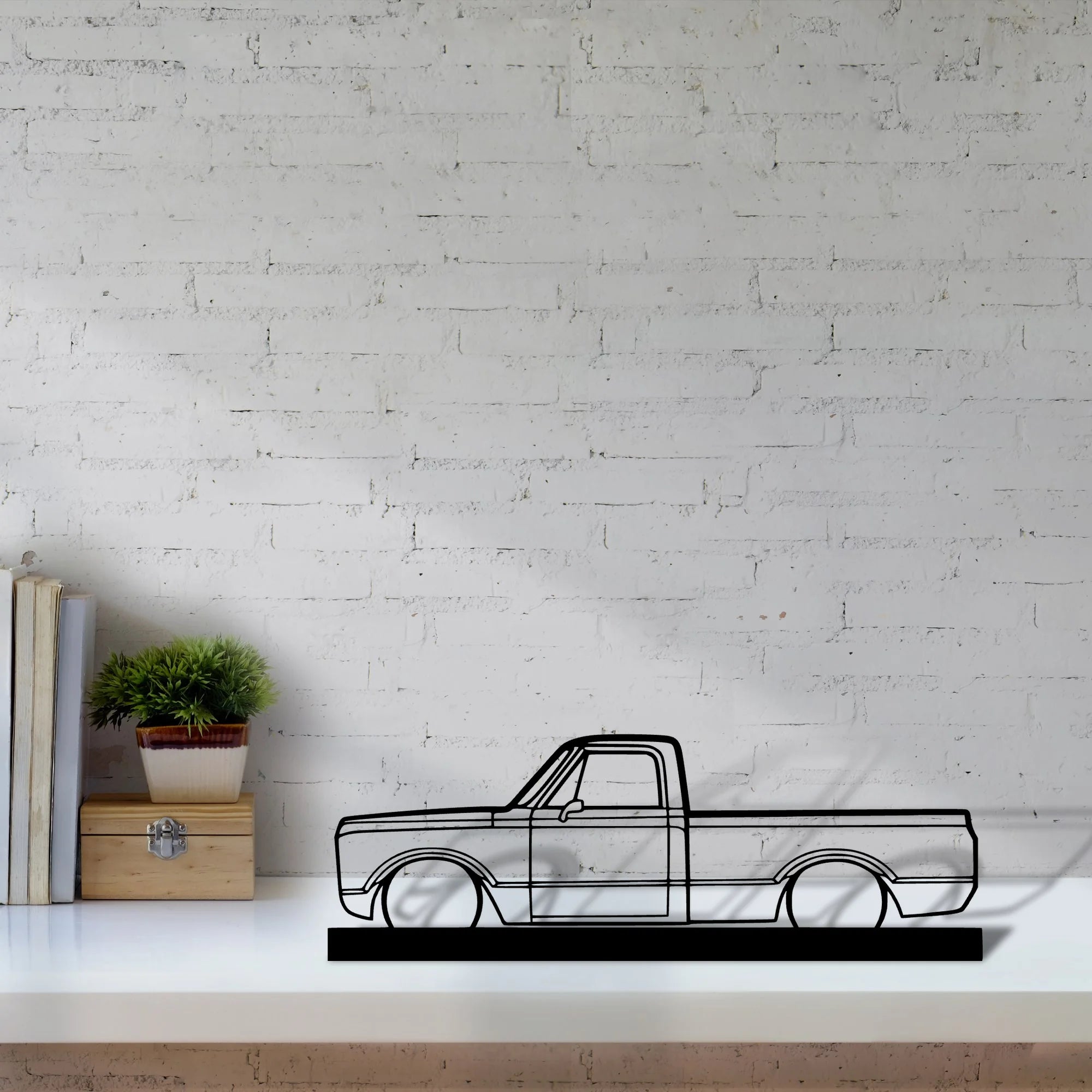 c-10-1971 Silhouette Metal Art Stand - Tinvibe