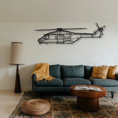 C 130H Hercules 2 Classic Aircraft Silhouette Metal Wall Art - Tinvibe