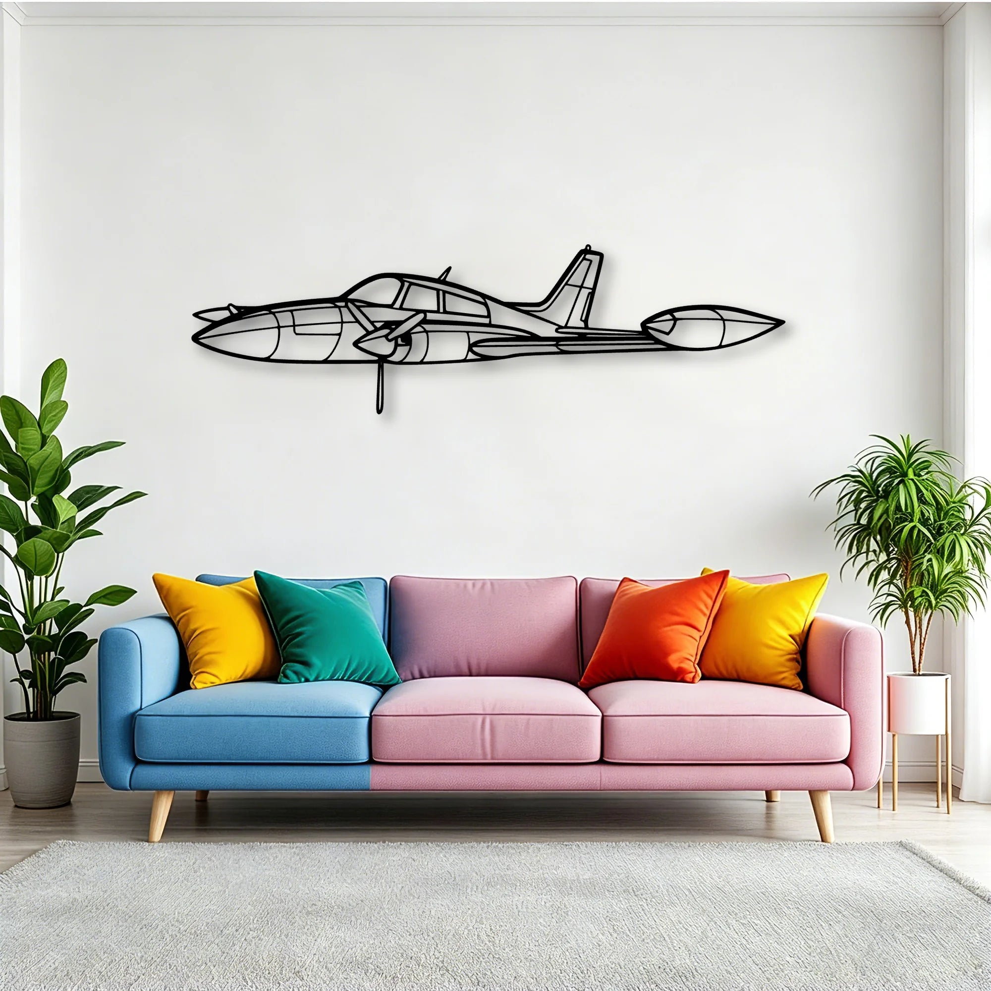 C 130H Hercules Classic Aircraft Silhouette Metal Wall Art - Tinvibe