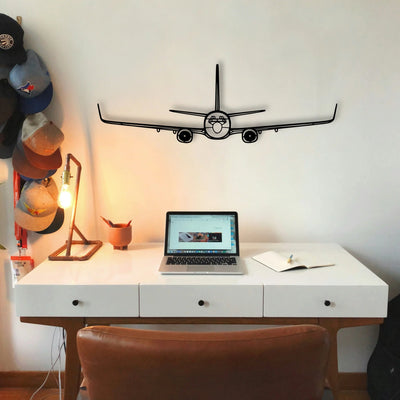 C 40A Clipper Classic Aircraft Silhouette Metal Wall Art - Tinvibe