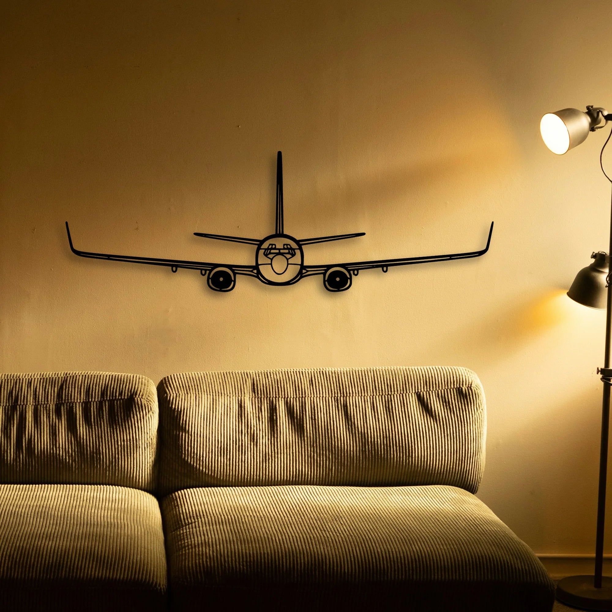 C 40A Clipper Classic Aircraft Silhouette Metal Wall Art - Tinvibe