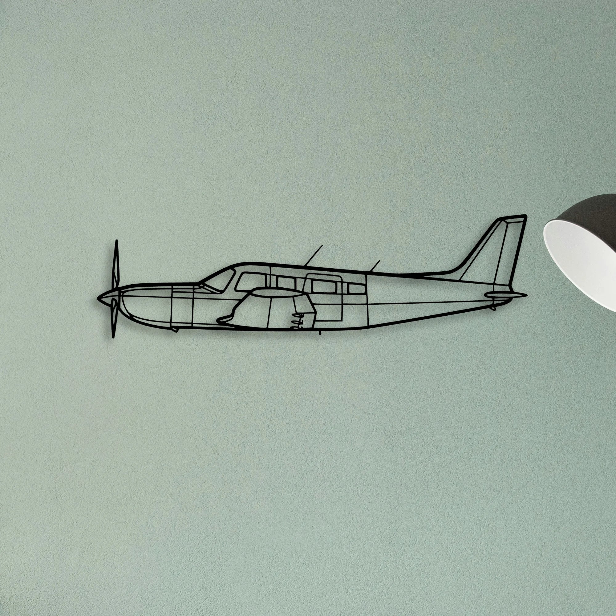 C 5 Galaxy 2 Classic Aircraft Silhouette Metal Wall Art - Tinvibe