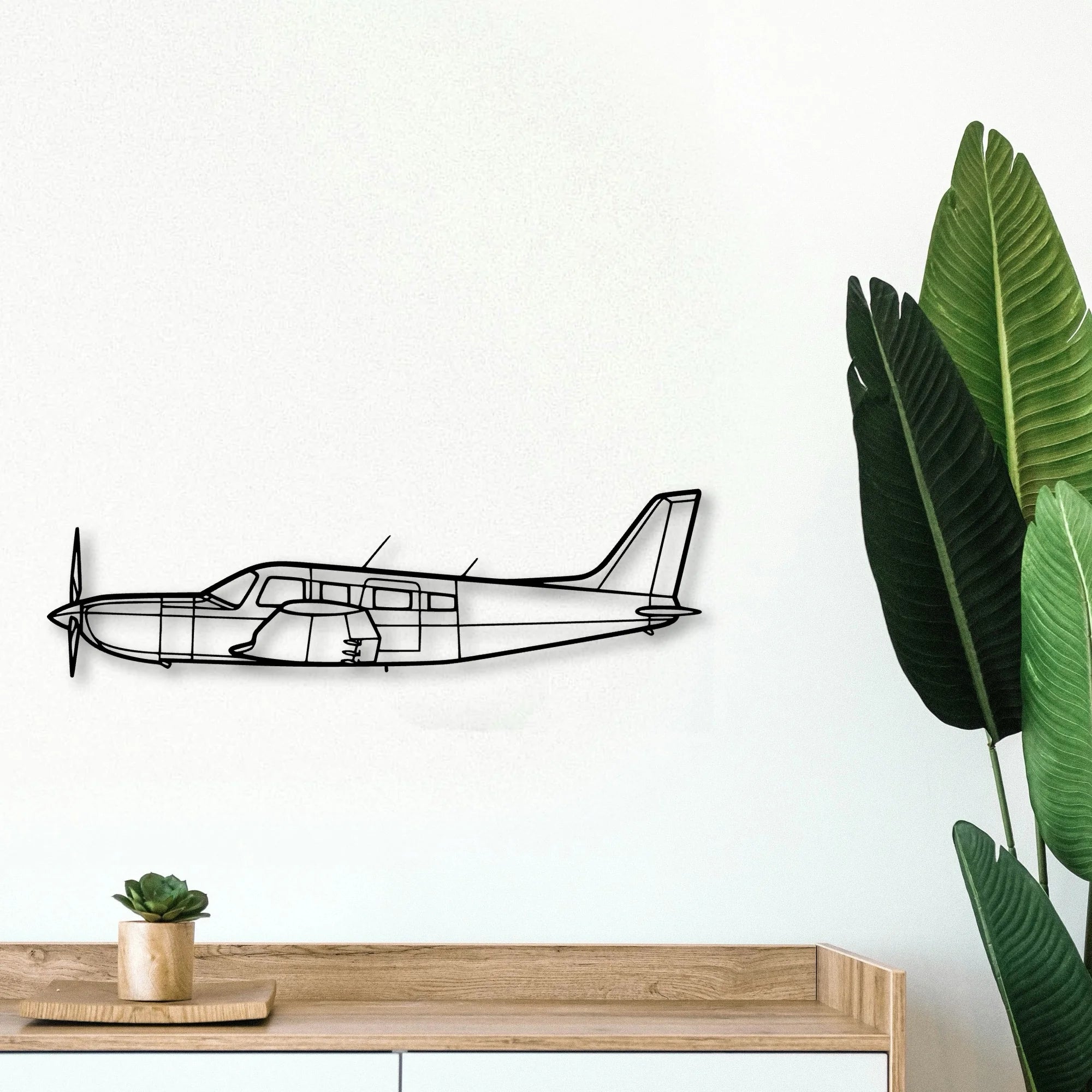 C 5 Galaxy 2 Classic Aircraft Silhouette Metal Wall Art - Tinvibe