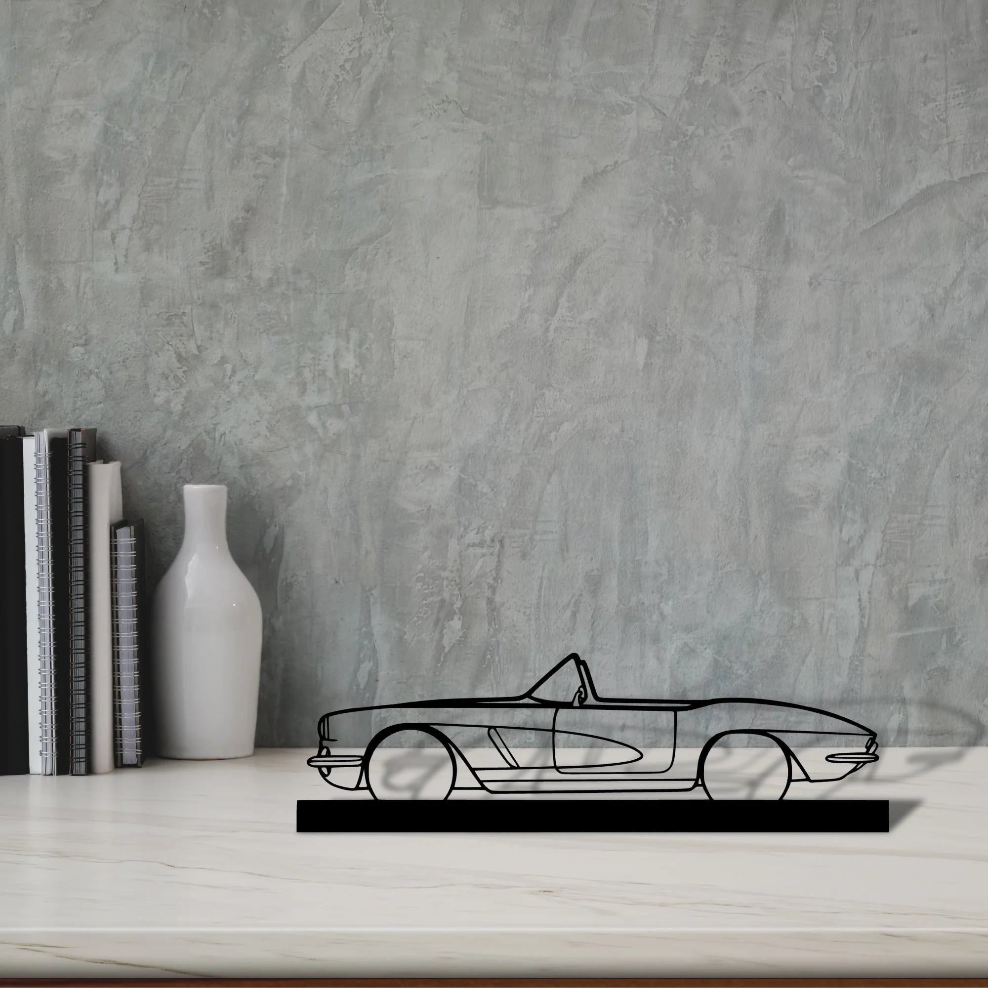 c1-1962 Silhouette Metal Art Stand - Tinvibe