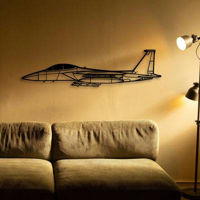C182 Classic Aircraft Silhouette Metal Wall Art - Tinvibe
