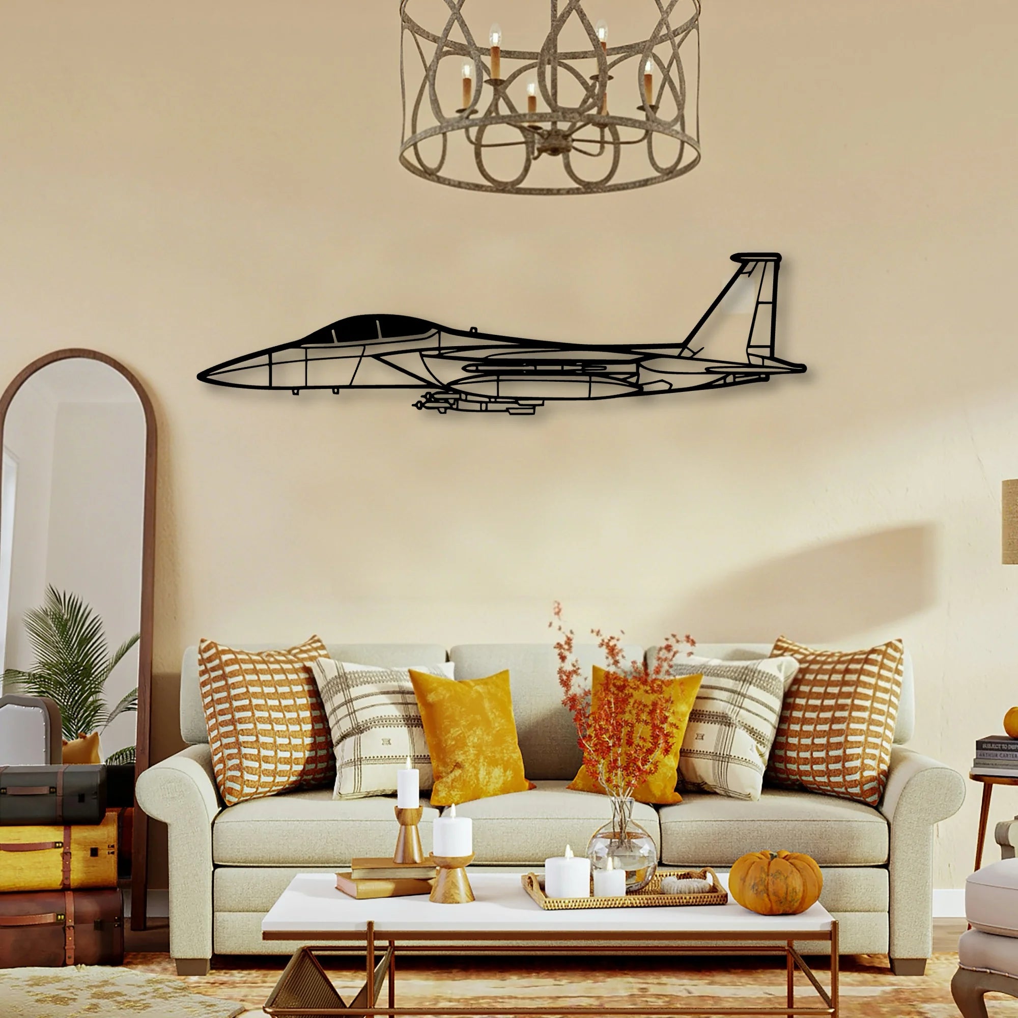 C182 Classic Aircraft Silhouette Metal Wall Art - Tinvibe