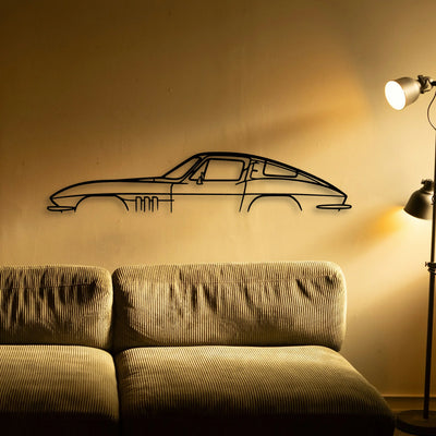 C2 Classic Silhouette Metal Wall Art - Tinvibe